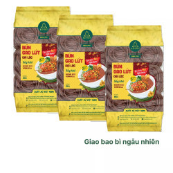 Combo 3 bún lứt Đại Lộc Hapinut gói 255g (3 Gói)