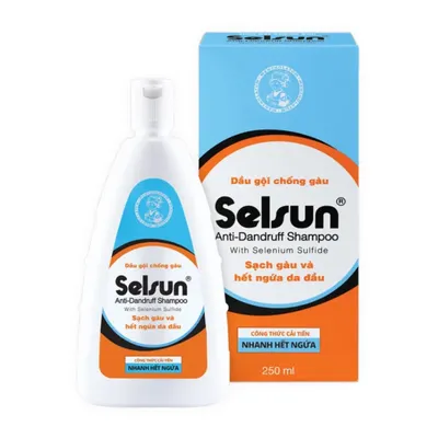 Dầu gội ngăn ngừa gàu và ngứa Selsun chai 250ml