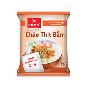Cháo thịt bằm (Có Gói Thịt Bằm Thật) Vifon Gói 70g