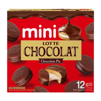 Bánh Lotte Chocolat Mini Chocolat hộp 171.6g