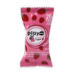Kẹo dẻo cuộn vị dâu Playmore gói 21g