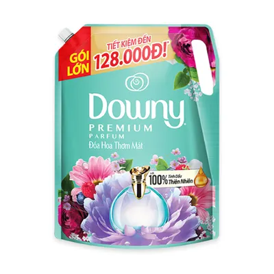 Nước xả vải đóa hoa thơm mát Downy túi 2.3l