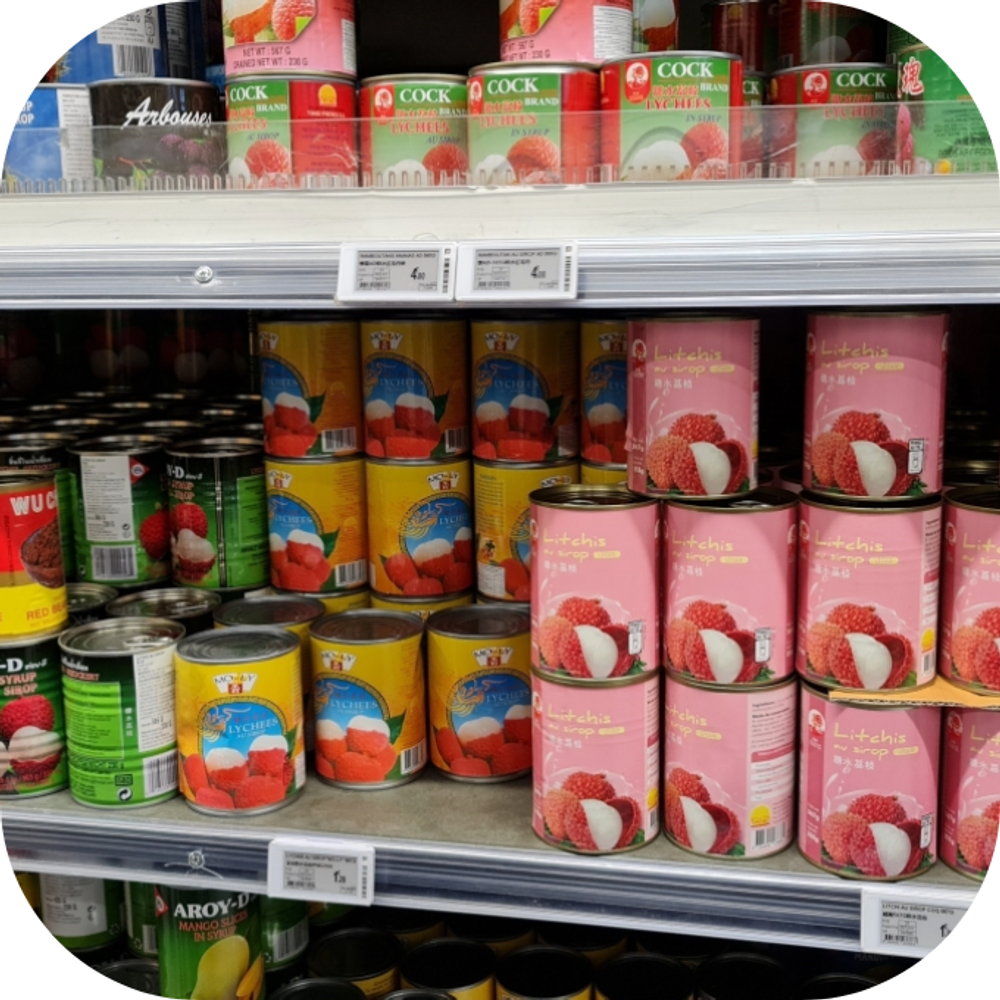 bảo quản trái cây đóng hộp kingfoodmart