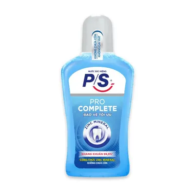 Nước súc miệng pro complete P/S chai 500ml