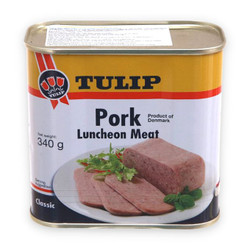 Thịt heo hộp Tulip Pork Luncheon Meat hộp 340g