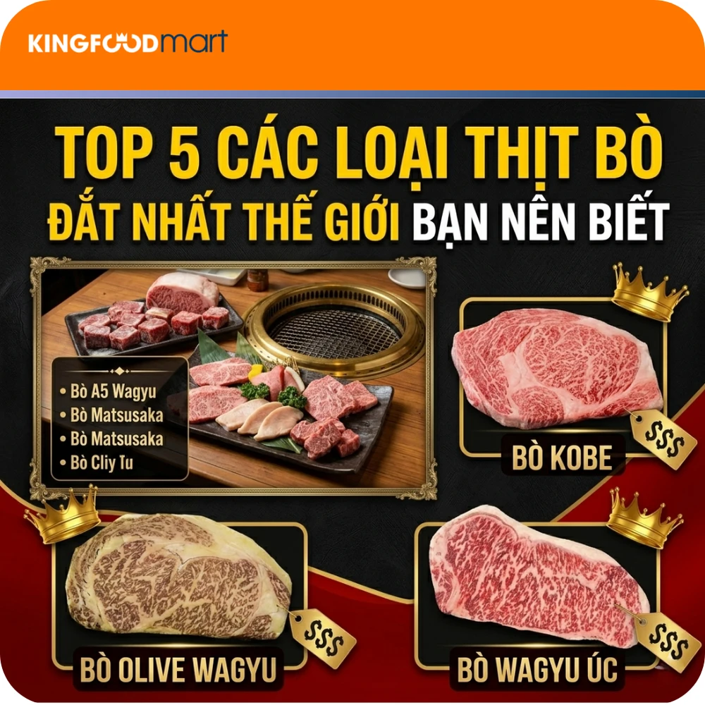 Top 5 các loại thịt bò đắt nhất thế giới bạn nên biết