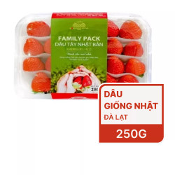 Dâu giống Nhật family pack hộp 250g