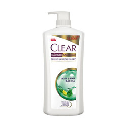 Dầu gội mát lạnh bạc hà Clear chai 630g