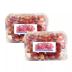 Combo nho đỏ Crimson hộp 500g (2 Hộp)