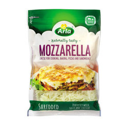 Phô mai bào mozzarella Arla gói 175g (1 Gói)