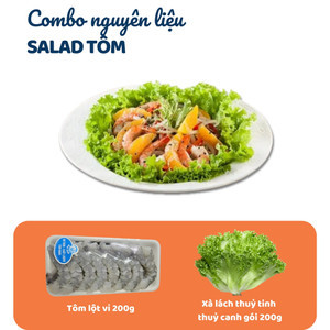 Combo salad tôm