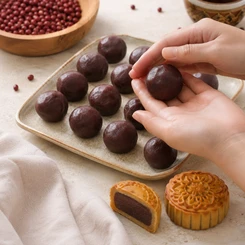 Cách làm nhân đậu đỏ bánh trung thu mềm mịn, thơm bùi tại nhà