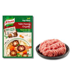 Combo Nửa Ký Thịt Heo Xay & Gói Hạt Nêm Nấm Hương Knorr 380g