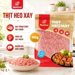 Thịt heo xay Meatcool túi 900g
