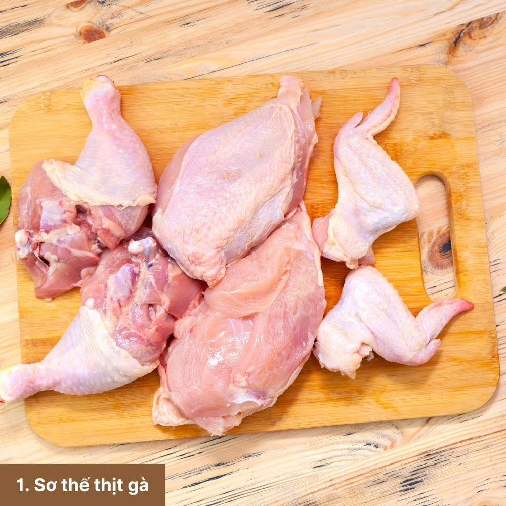 Sơ chế thịt gà