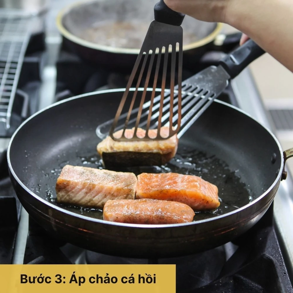 Áp chảo cá hồi