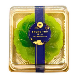 Jelly trung thu trà xanh flan Minh Nhật hộp 120g (1 Hộp)