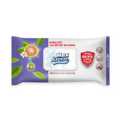 Khăn ướt lau bề mặt đa năng Maxkleen túi 30 miếng