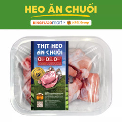 Xương ống heo nhiều thịt Heo Ăn Chuối 300g (1 Khay)