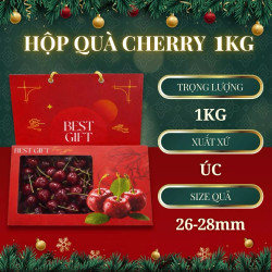 Hộp quà Cherry Úc Premium 1kg (1 Hộp)