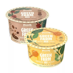 Combo 2 hộp sữa chua ăn Green Farm cao đạm mix vị (1 Combo)