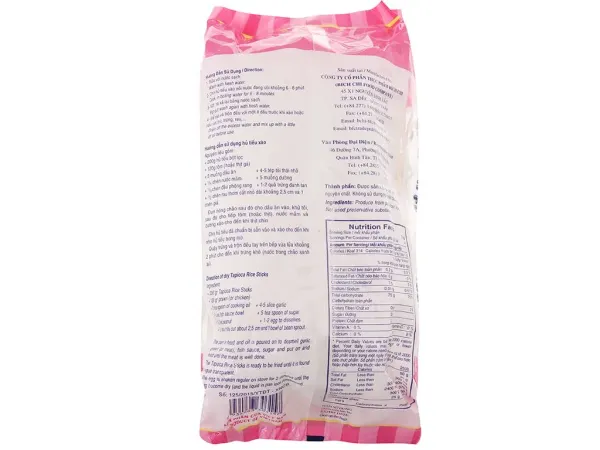Hủ tiếu bột lọc Bích Chi gói 200g