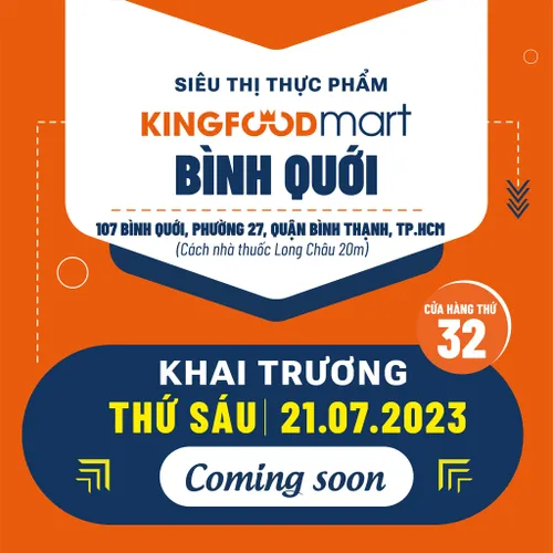 Tưng Bừng Khai Trương Kingfoodmart Bình Quới