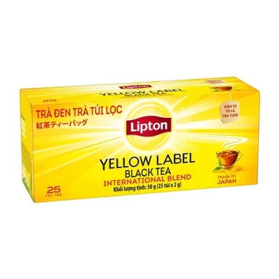 LIPTON Trà Đen Nhãn Vàng Túi Lọc