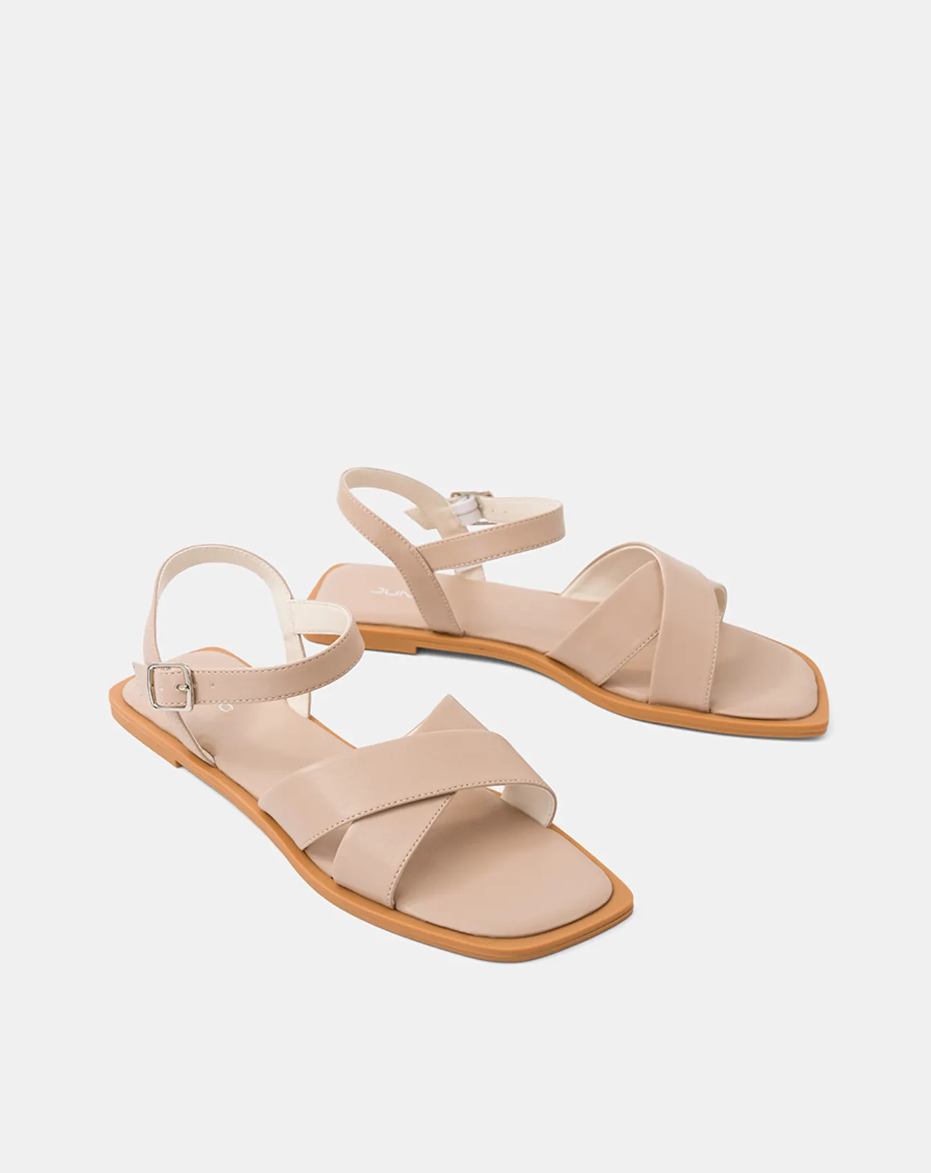 Giày Sandal Đế Bệt Phối Quai Vân Đan - Image 7