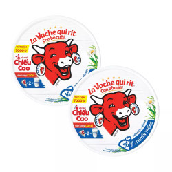 Combo Phô mai Con Bò Cười 16 miếng hộp 224g (2 Hộp)