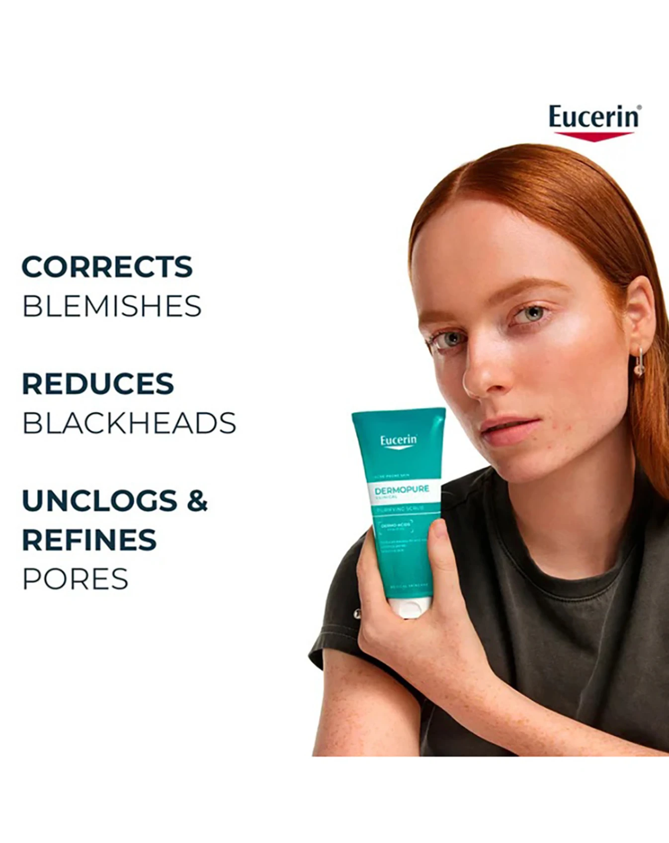 Tẩy Tế Bào Chết Eucerin Dermopure Clinical Purifying Scrub 100ml TDC010 - Image 3