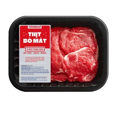 Thịt bò Kiriotoshi Vinabeef khay 200g (thái lát, đủ loại, 2mm, xào)