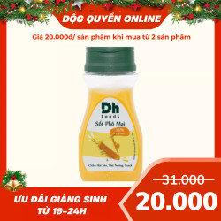 Sốt phô mai DH Foods chai 100g (1 Chai)