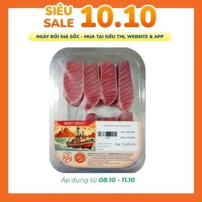 Lườn cá ngừ đại dương rã đông vỉ 250g