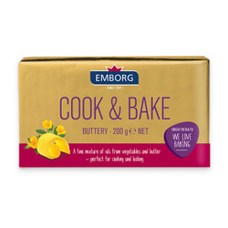 Bơ lạt Cook&Bake Emborg gói 200g