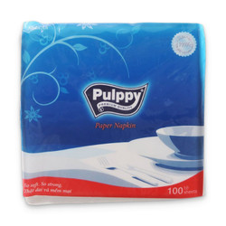 Khăn giấy ăn 1 lớp Pulppy gói 100 tờ
