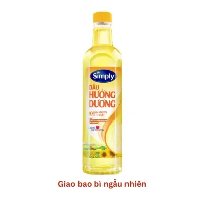 Dầu hướng dương Simply chai 1L