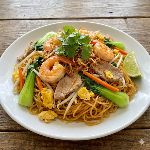 Mách bạn cách làm bún gạo xào không bị nát