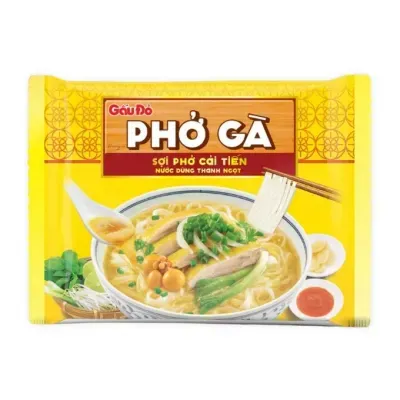 Phở ăn liền vị gà Gấu Đỏ gói 65g