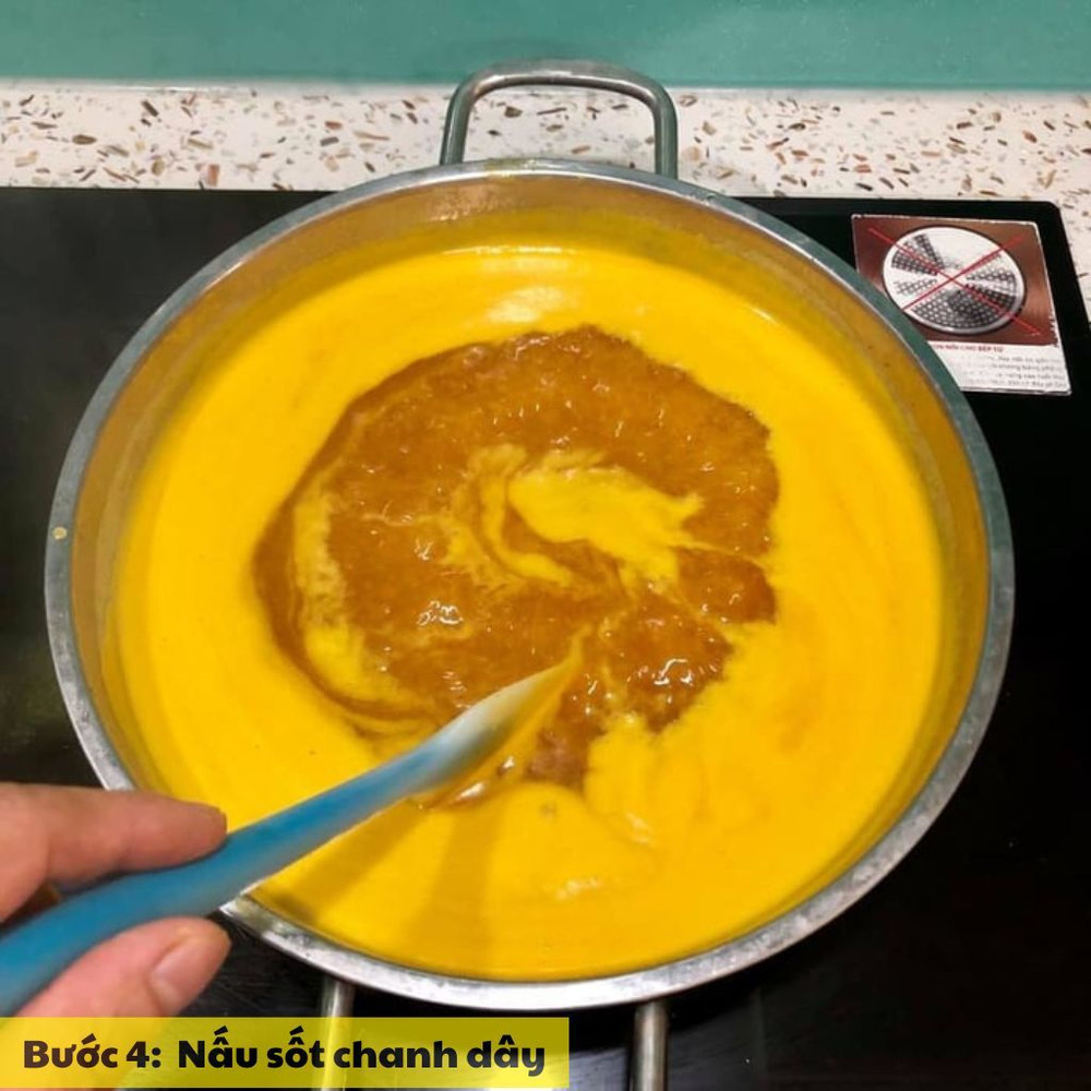 nấu sốt chanh dây