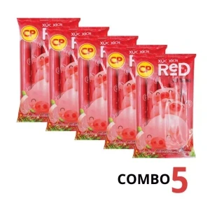 Combo 5 gói xúc xích tiệt trùng heo CP gói 5 cây x 40g