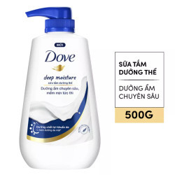Sữa tắm deep moisture Dove chai 500g