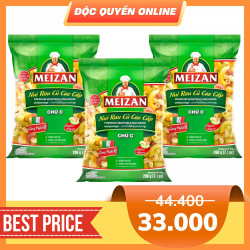 Combo 3 gói nui rau củ chữ C Meizan gói 200g (3 Gói)