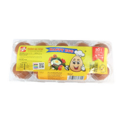 Trứng gà số 1 size 61-67g hộp 10 quả Happy Egg (1 Hộp)