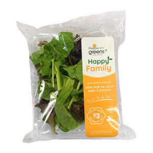 Hỗn hợp salad Baby và Rocket (đã rửa sạch) Dalat Hasfarm hộp 100g (1 Hộp)