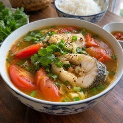 Công thức nấu canh cá lóc cà chua thanh chua, ngọt thịt cá