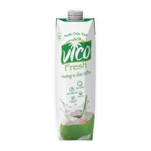 Nước dừa xiêm Vico Fresh hộp 1L (1 Hộp)