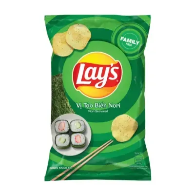 Snack khoai tây tảo biển nori Lay's gói 150g