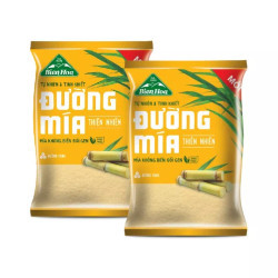 Combo 2 Đường mía thiên nhiên Biên Hòa túi 1kgx2