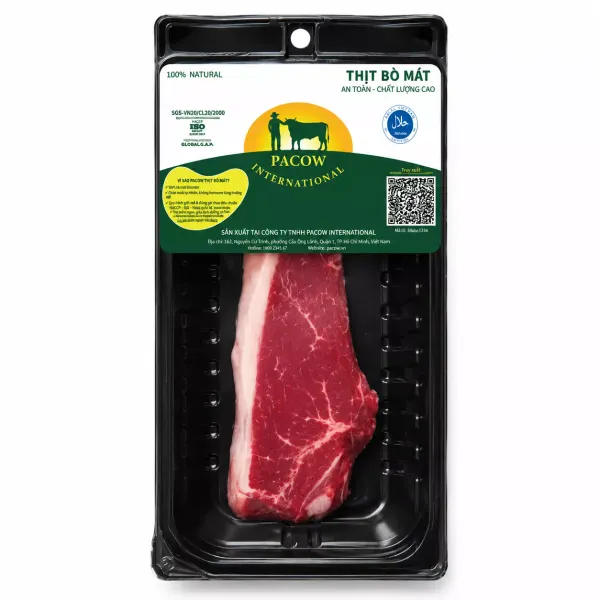 Thịt thăn bò Úc Pacow gói 250g